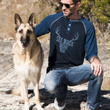 See Buck Run Tri-blend henley