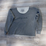 Nobody's Darlin' Loose-fitting Athletic Cropped Sweatshirt