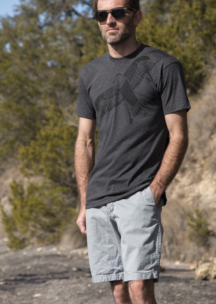 Soar Heather Black Tee