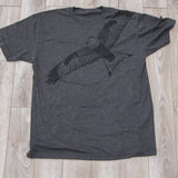 Soar Heather Black Short Sleeve Unisex Tee